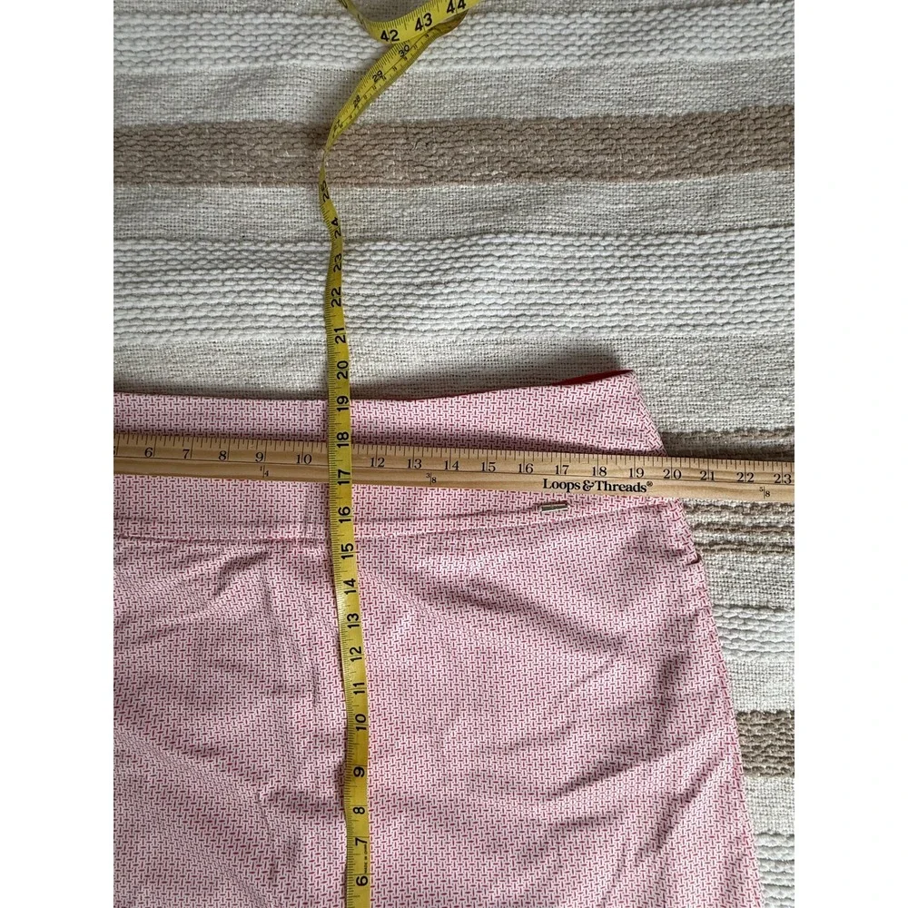NWT SC & CO Coral Print 360 Tummy‎ Control Skort Activewear Golf Tennis Pockets